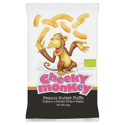 Organic Vegan Gluten Free Peanut Butter Puffs 60g