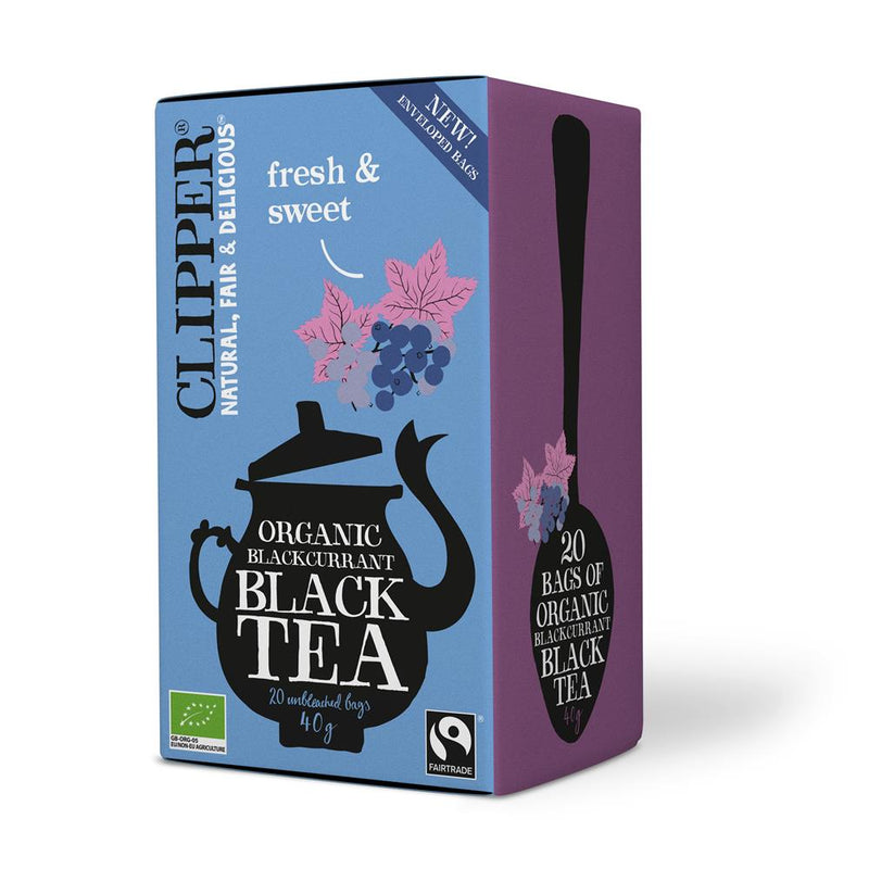 Clipper Organic Blackcurrant Black Tea 20 Bags