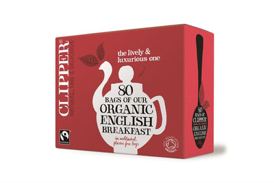 Clipper Organic Fairtrade English Breakfast Tea 80 Bags