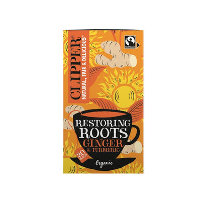 Clipper Restoring Roots Ginger & Turmeric 20 bags