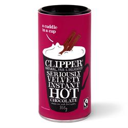 Clipper Fairtrade Seriously Velvety Instant Hot Chocolate 350g