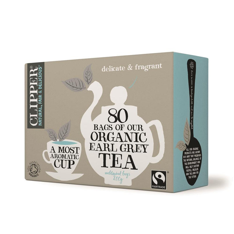 Clipper Fairtrade Organic Earl Grey Tea 80 bags