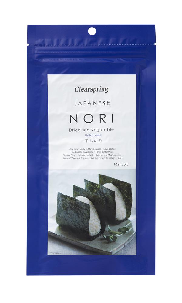 Japanese Nori Untoasted - 10 sheets