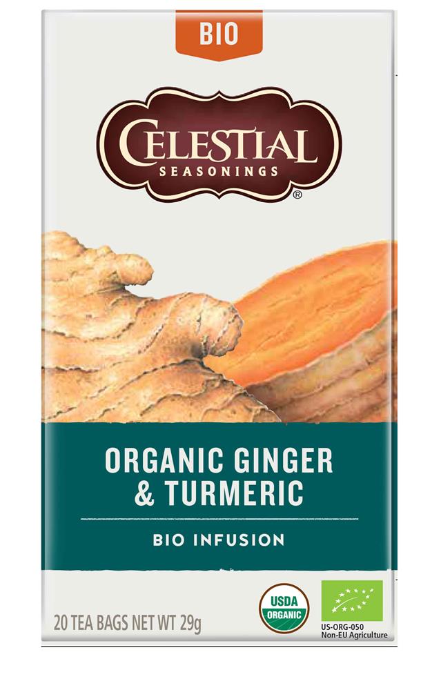 Organic Ginger & Turmeric Herbal Tea 20 bags