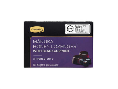 Comvita Manuka Honey Lozenges With Blackcurrant UMF10+ 18G