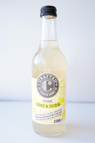 Crafted Posh Lime & Soda 330ml