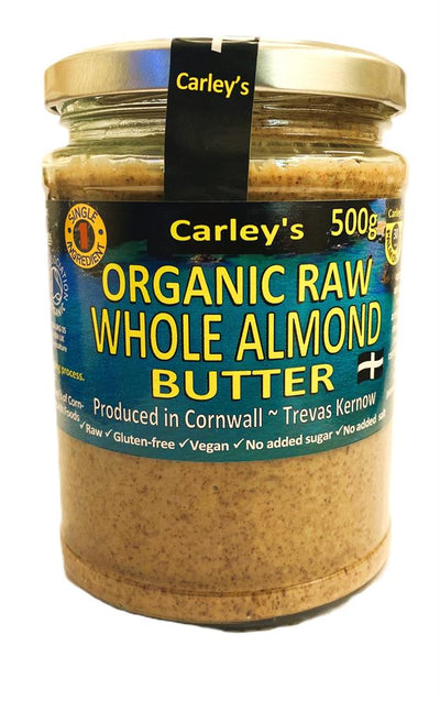 Carley's Organic Raw Almond Butter 500g