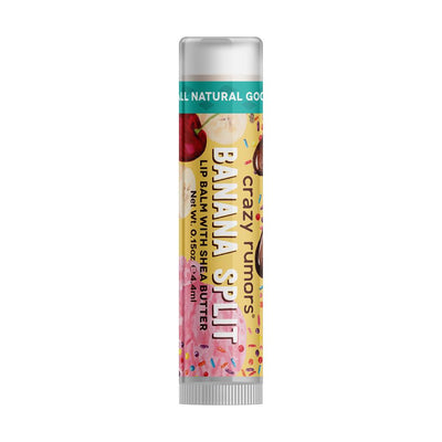 Banana Split flavoured 100% natural vegan lip balm 4ml