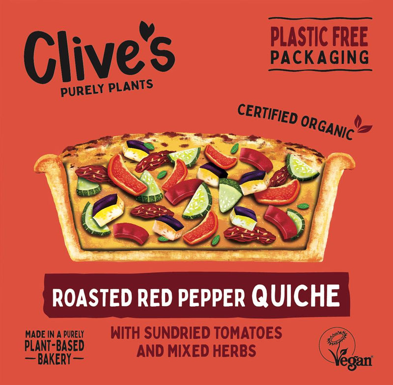 Roasted Red Pepper Quiche with Sundried Tomato 165g