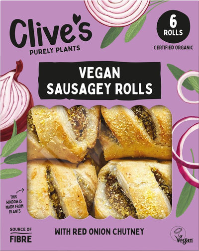 Organic Vegan Sausagey Rolls 160g