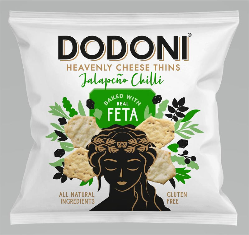 Dodoni Feta Jalapeno Thins 22g