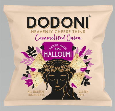 Dodoni Halloumi Caramelized Onion thins 80g