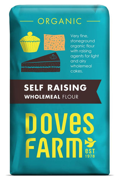 Organic Self Raising Wholemeal Flour 1kg