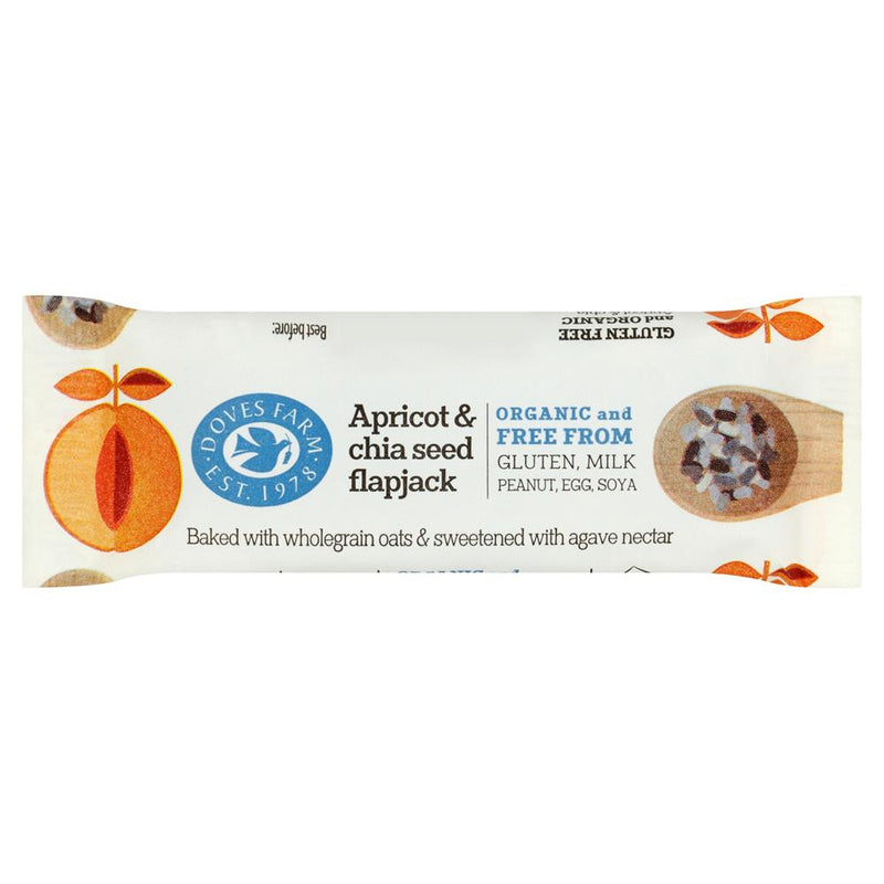 Org GF Apricot & Chia Flapjack 35g