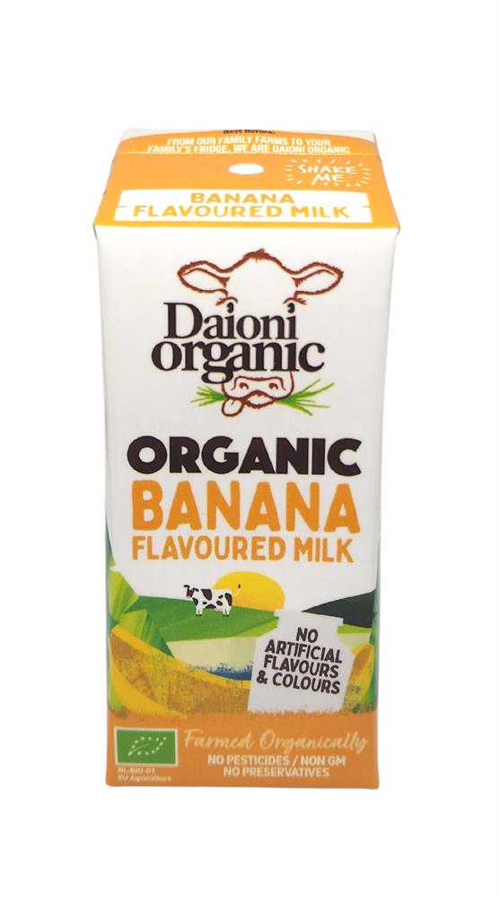 Daioni Organic Banana Flavoured Milk 200ml