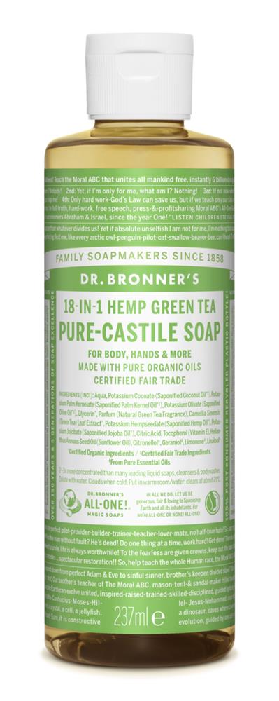 Org Green Tea Castile Liq Soap 237ml