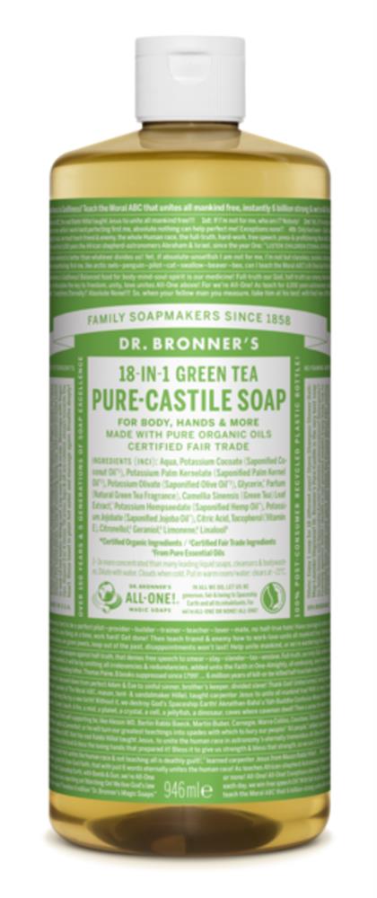 Org Green Tea Castile Liquid Soap 946ml