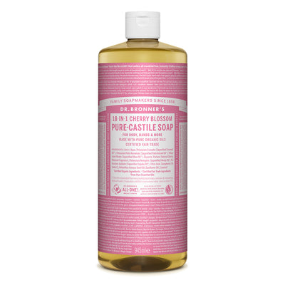 Cherry Blossom Pure Castile Liquid Soap 945ml