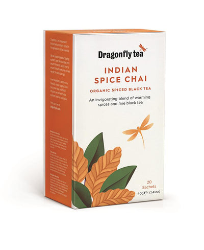 Dragonfly Organic India Spice Chai Black tea 20 sachets