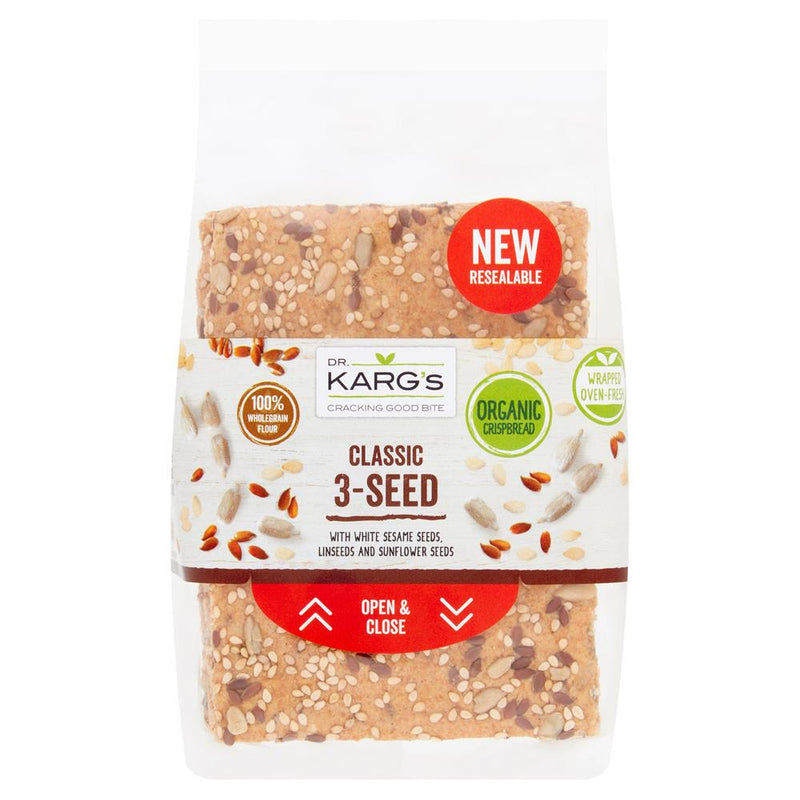 Organic Classic 3-Seed Crispbread 200g