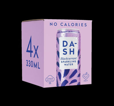 Dash Water Sparkling Blackcurrant 4pck x 300ml