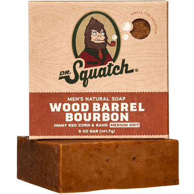 Dr Squatch natural bar soap Wood Barrel Bourbon