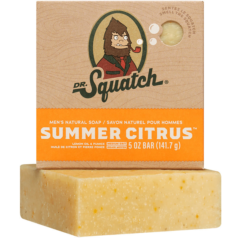 Dr Squatch natural bar soap Summer Citrus