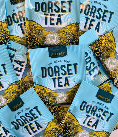 Dorset Tea Sunshine Blend 250 Tag and Envelope