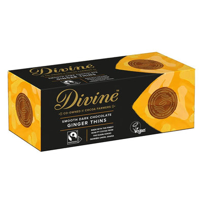 Fairtrade Dark Choc Ginger After Dinner Thins 200g