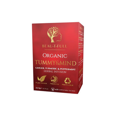 Tummy & Mind - Ginger, Turmeric and Peppermint Organic Tea