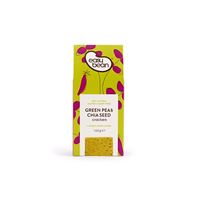 Green Pea & Chia Seed Crackers 150g