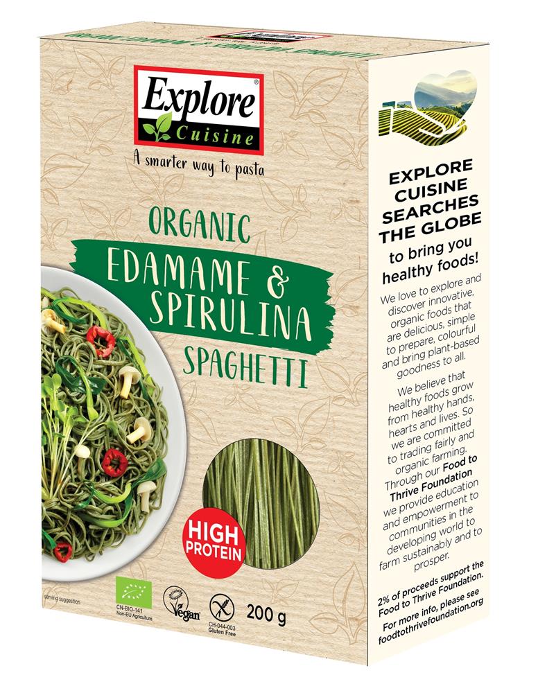 Edamame & Spirulina Spaghetti 200g