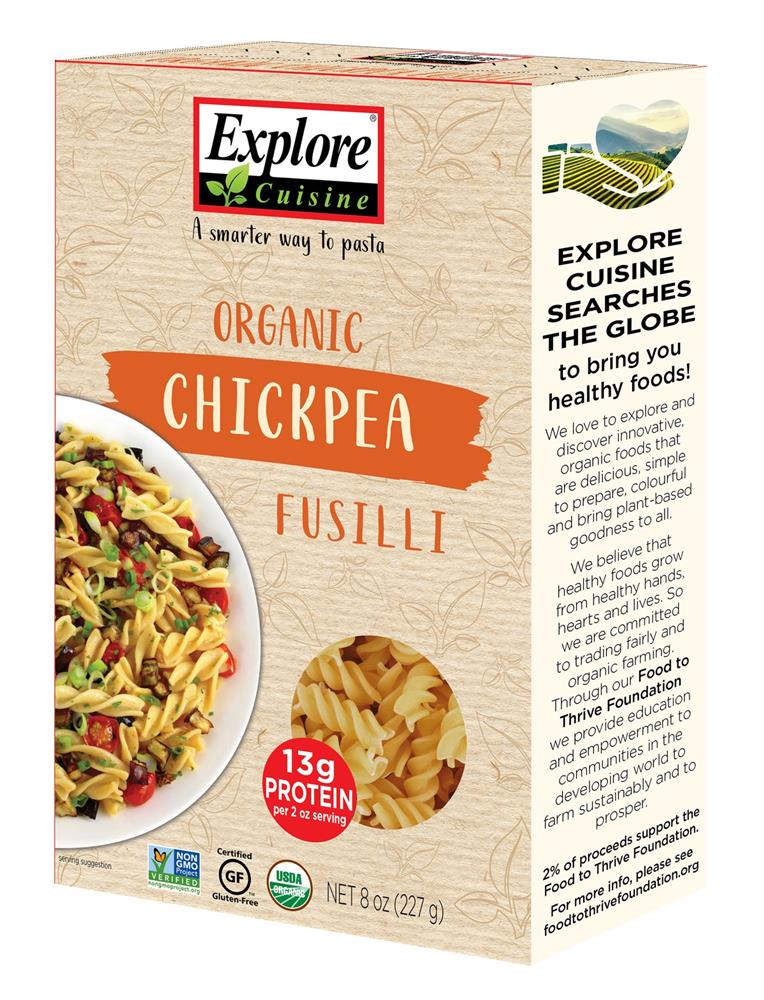 Organic Chickpea Fusilli 250g