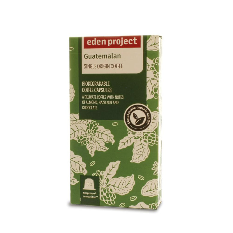 Eden Guatemala compostable Nespresso coffee capsules x10