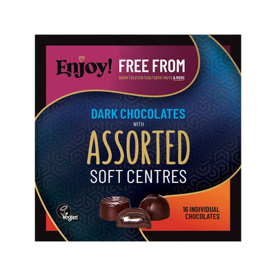 Enjoy! Dark Chocolate Assorted Soft Centres 144g