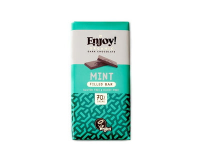 Enjoy Vegan Mint Filled Bar 70g