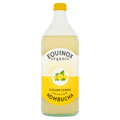 Equinox Organic Sicilian Lemon Kombucha 750ml