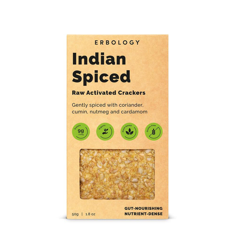 Organic Indian Spiced Crackers 50g