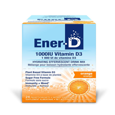 Vitamin D3 1000IU Sugar Free Drink Mix Orange