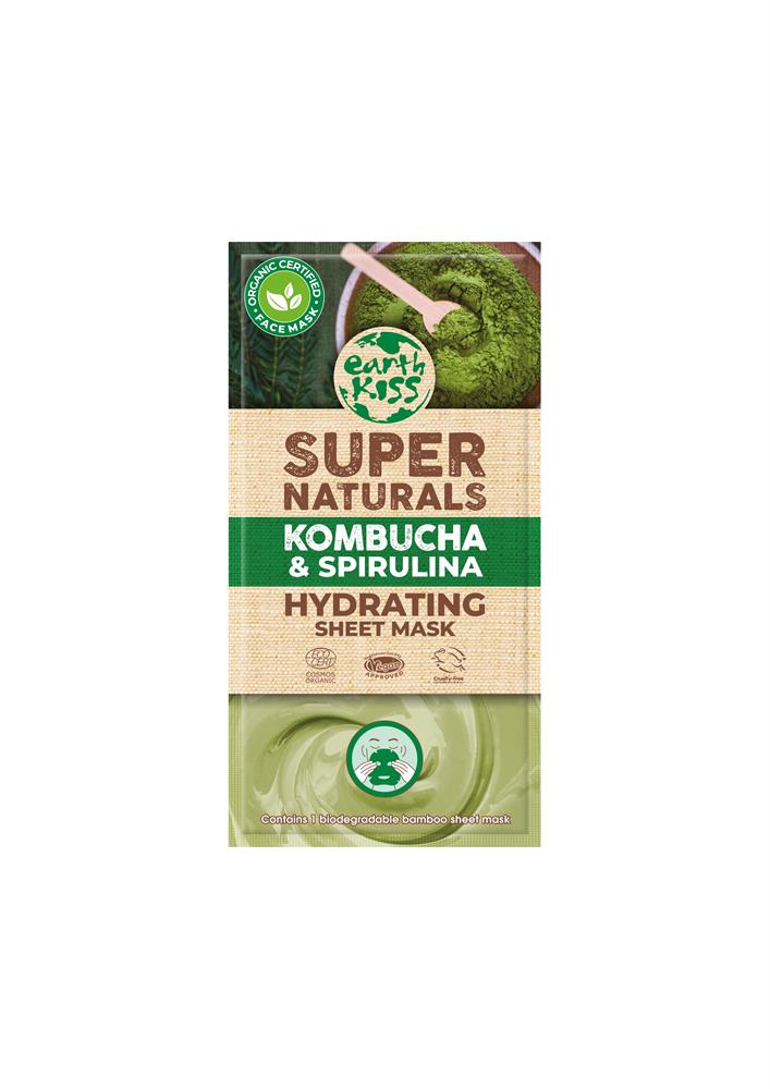 Kombucha and Spirulina Clay Sheet Mask 1 Sachet