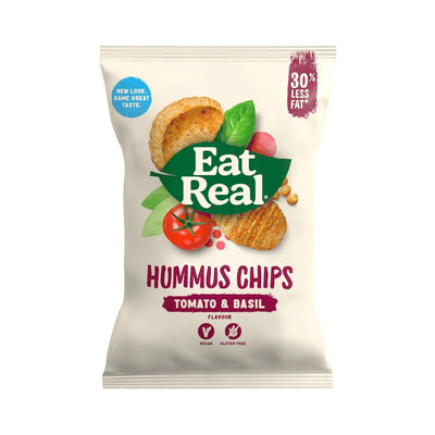 Eat Real Hummus Tomato Basil Chips 25g