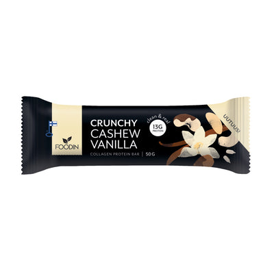 Crunchy Collagen Protein Bar Cashew-Vanilla 50G