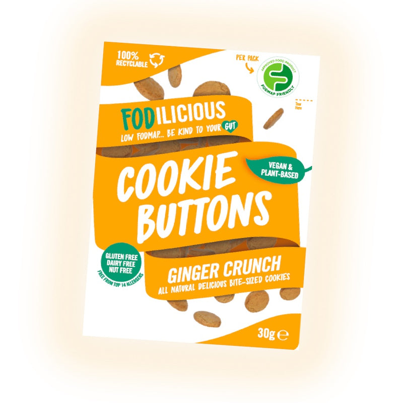 Cookie Buttons - Ginger Crunch 30g