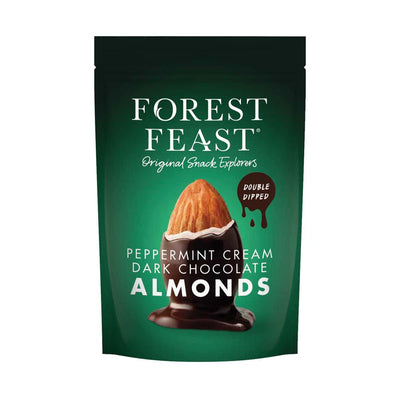 Forest Feast Peppermint Cream Dark Chocolate Almonds 120g