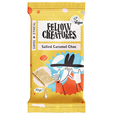 Fellow Creatures Salted Caramel Choc Bar 70g