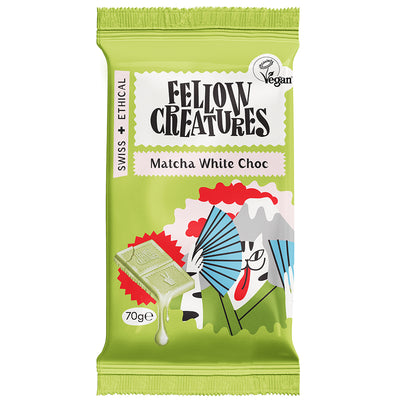 Fellow Creatures Matcha White Choc Bar 70g