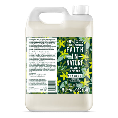 Faith in Nature Seaweed & Citrus Shampoo 5 Litre