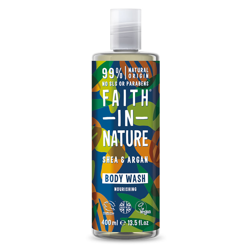 Faith in Nature Shea & Argan Body Wash 400ml