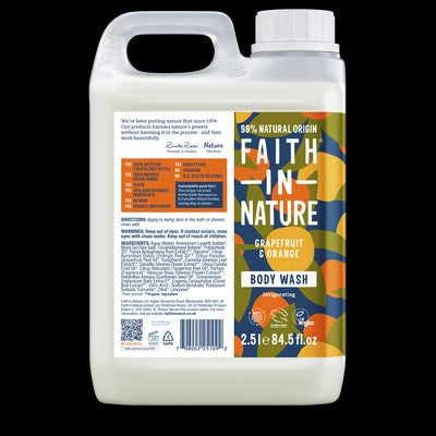 Faith In Nature Grapefruit & Orange Body Wash 2.5L