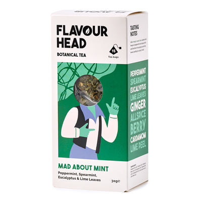 Flavour Head Botanical Infusions Mad About Mint Tea 15's